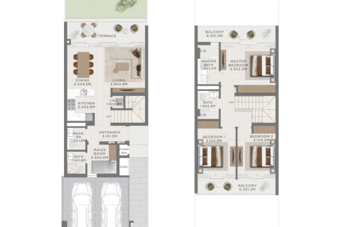 Vila u gradu The Valley, Dubai, UAE 199 m2 Br. 689835 - Slika 7