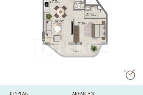 Apartment til salg i Dubai, UAE 2 soveværelser, 74 kvm № 738917 - foto 25