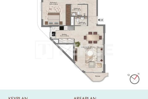 Apartment til salg i Dubai, UAE 2 soveværelser, 74 kvm № 738917 - foto 28