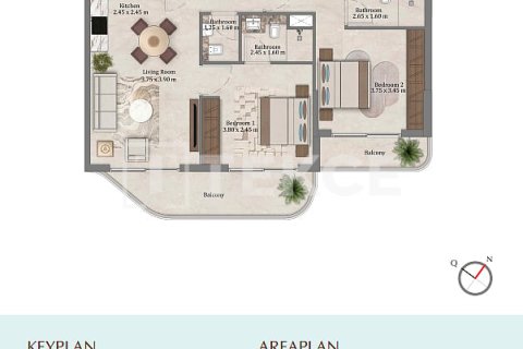 Apartment til salg i Dubai, UAE 2 soveværelser, 74 kvm № 738917 - foto 29