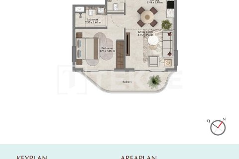 Apartment til salg i Dubai, UAE 2 soveværelser, 74 kvm № 738917 - foto 24
