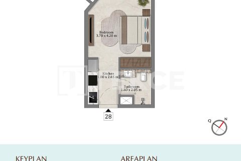 Apartment til salg i Dubai, UAE 2 soveværelser, 74 kvm № 738917 - foto 22