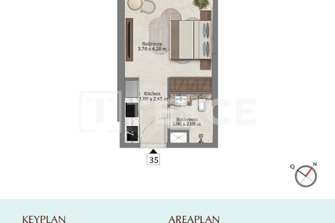 Dubai, BAE’de satılık daire 1 yatak odası, 55 m&sup2; No 738916 - fotoğraf 23