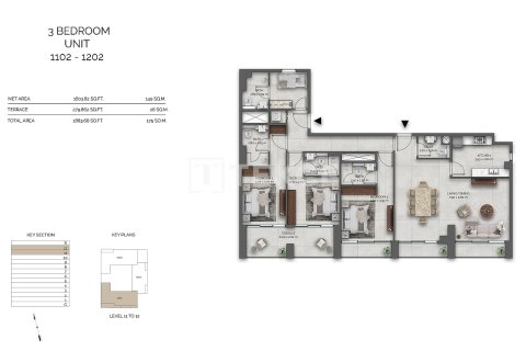 Apartman u gradu Dubai, UAE 3 spavaće sobe, 175 m2 Br. 738914 - Slika 27