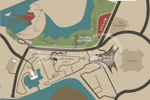 Leilighet til salgs i Yas Island, Abu Dhabi, Emiratene 1 soverom, 83.2 kvm Nr. 730965 - Foto 6