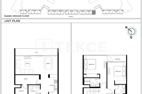 Duplex di Umm Al Quwain, UEA 2 kamar tidur, 133 m2 nomor 703401 - foto 12