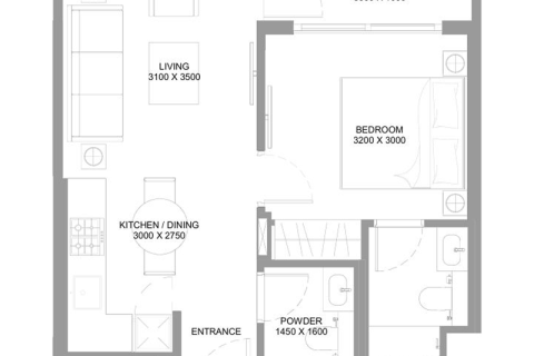 Apartment in Umm Al Quwain, UAE 1 bedroom, 48 sq.m. № 690249 - photo 5