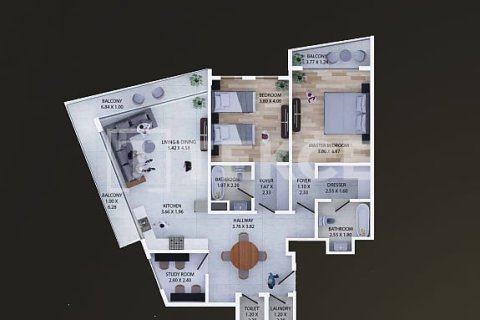 Apartmen di Majan, Dubai, UAE 2 bilik tidur, 116 meter persegi № 769177 - foto 18
