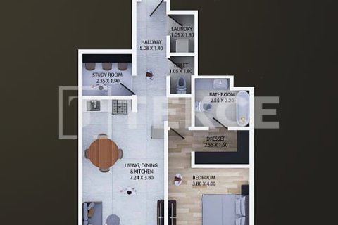 Apartmen di Majan, Dubai, UAE 2 bilik tidur, 116 meter persegi № 769177 - foto 16