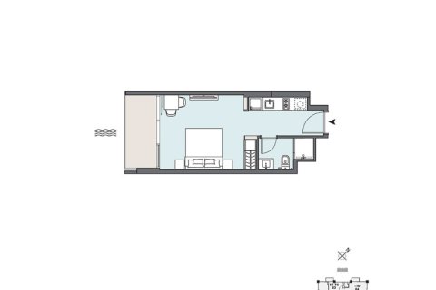Business Bay, Dubai, UAE의 판매용 아파트 38제곱미터 번호 728630 - 사진 6