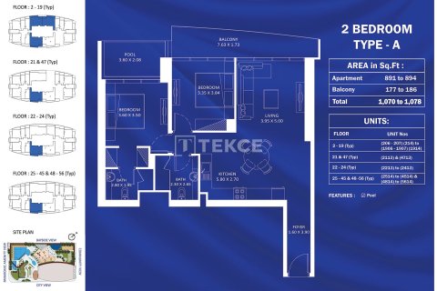 Appartement te koop in Jumeirah Village Triangle, Dubai, VAE 1 slaapkamer, 87 vr.m., nr 685800 - foto 28
