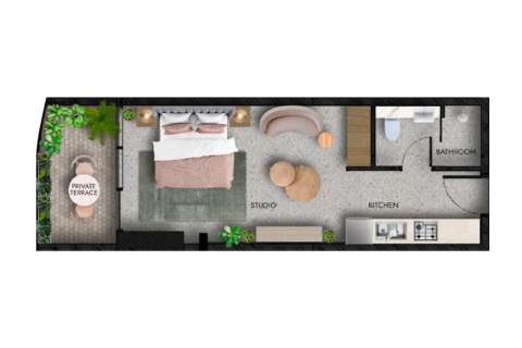 Leilighet til salgs i Jumeirah Village Circle, Dubai, Emiratene 1 rom, 37 kvm Nr. 732748 - Foto 6