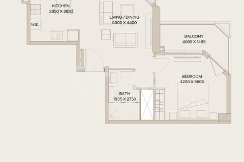 Apartament në Dubai, Emiratet e Bashkuara Arabe 1 dhomë gjumi, 77 m2. № 699394 - Foto 21