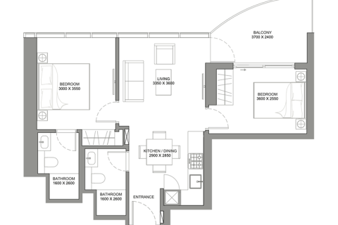 Apartamento para venda em Umm Al Quwain, EAU 1 quarto, 52 m2 № 690246 - foto 6