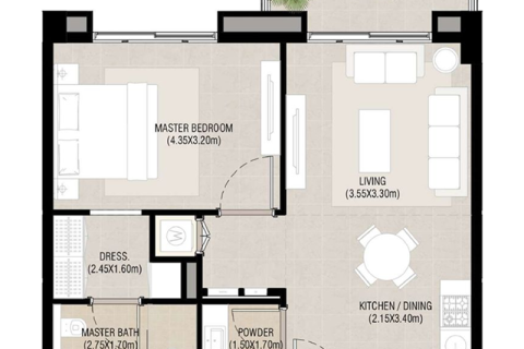 Apartamento para venda em Town Square, Dubai, EAU 1 quarto, 62 m2 № 732824 - foto 5