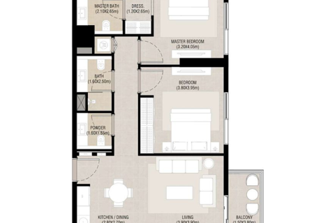 Apartamento para venda em Town Square, Dubai, EAU 1 quarto, 62 m2 № 732824 - foto 6