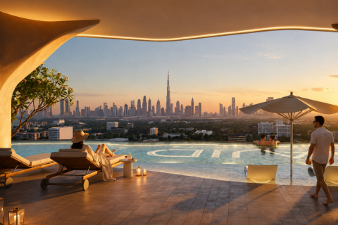 Apartament w Dubai, ZEA 1 sypialnia, 65 mkw. nr 760188