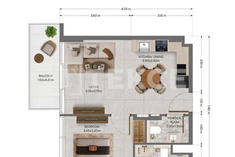 Dubai Land、Dubai、UAE にあるマンション販売中 1部屋、37 m2、No763939 - 写真 27