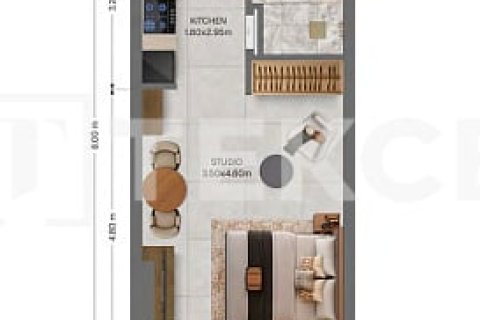 Apartemen di Dubai Land, UEA 1 kamar tidur, 56 m2 nomor 763940 - foto 29