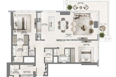 Apartamento para venda em Dubai, EAU 2 quartos, 127 m2 № 763685 - foto 25