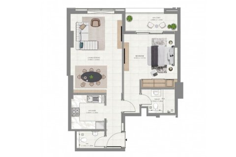 Huoneisto Dubai Hills Estate, Arabiemiraatit 1 makuuhuone, 71 m2 № 757930 - kuva 18