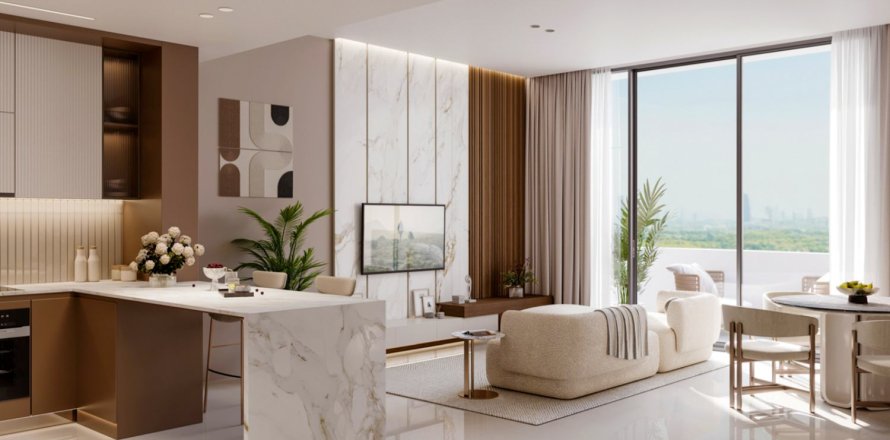 Apartemen di Dubai, UEA 1 kamar tidur, 92 m2 nomor 734330