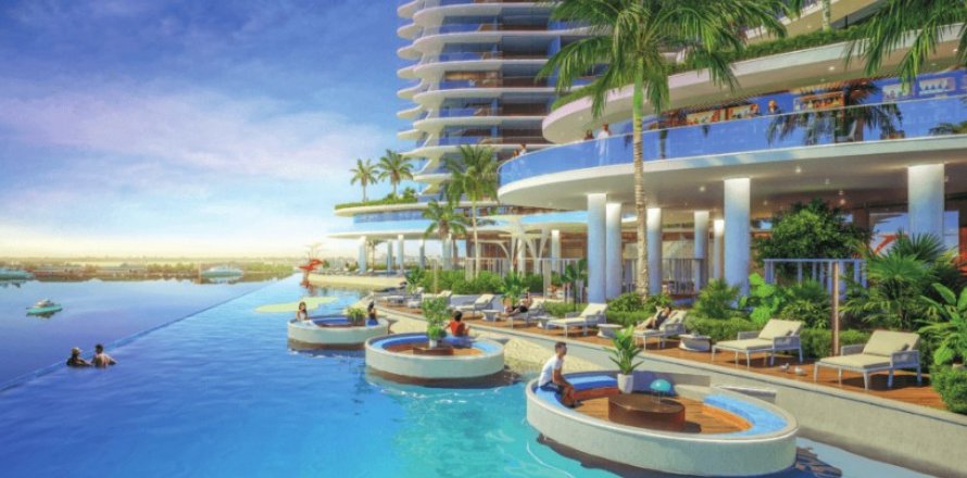 Byt v OCEANZ v Maritime City, Dubai, SAE 1 ložnice, 69.34 m² Č.: 570149