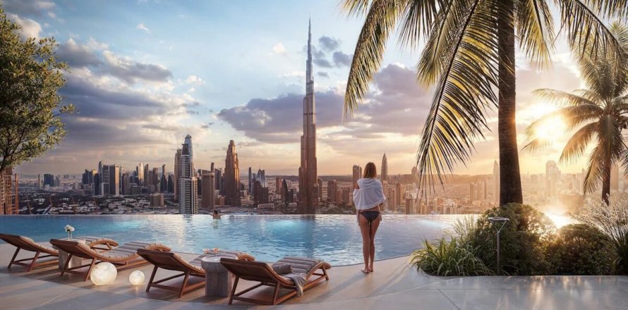 Квартира в TIGER SKY TOWER в Бизнес-Бэй, Дубай, ОАЭ 1 комната, 81м2 № 545460