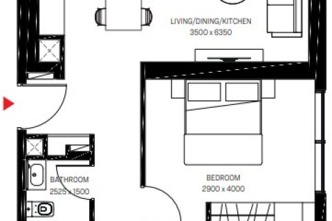 Apartman u SOBHA HARTLAND u Meydan, Dubai, UAE 2 spavaćih soba, 87 m2 Br. 211115 - fotografija 15