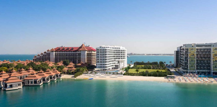 Huoneisto MINA BY AZIZI Palm Jumeirah, Dubai, Arabiemiraatit 2 makuuhuonetta, 140 m2 № 218491