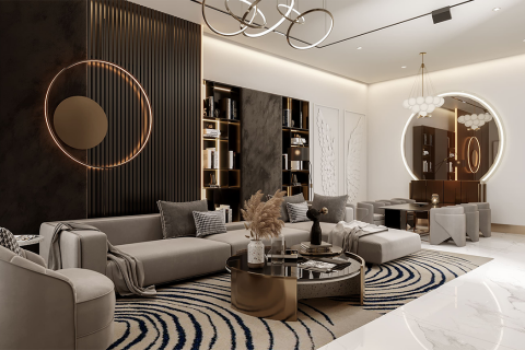 Jumeirah Village Circle, Dubai, संयुक्त अरब अमीरात में अपार्टमेंट, 2 बेडरूम, 99.68 वर्ग मीटर, संख्या 217054