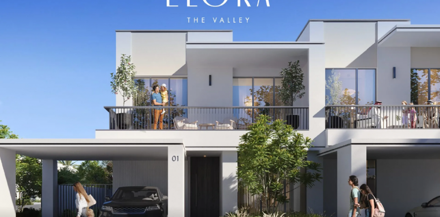 Rijtjeshuis in The Valley, Dubai, VAE 3 slaapkamers, 194.63 vr.m. nr 233859