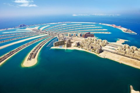 דירה ב Palm Jumeirah, Dubai, איחוד האמירויות 2 חדרי שינה, 166 מ