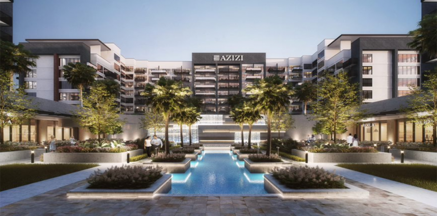 Huoneisto Dubai Studio City, Arabiemiraatit 2 makuuhuonetta, 72.93 m2 № 211098