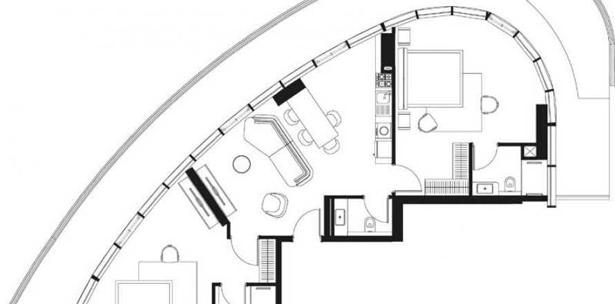 Apartament në Trussardi phase 2 në Jebel Ali, Dubai, Emiratet e Bashkuara Arabe 2 dhoma gjumi, 176.79 m2. № 577346