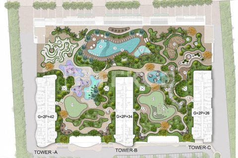 Huoneisto Umm Al Quwain, Arabiemiraatit 2 makuuhuonetta, 66 m2 № 596489 - kuva 16