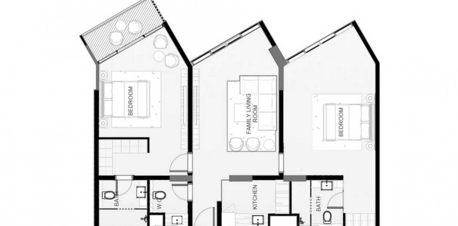 Apartmán v Playa Viva v Al Marjan Island, Ras Al Khaimah, SAE 2 spálne, 104.39 m2 č. 590626