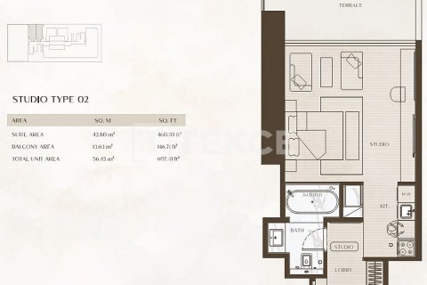 Leilighet til salgs i Business Bay, Dubai, Emiratene 2 soverom, 146 kvm Nr. 457273 - Foto 14