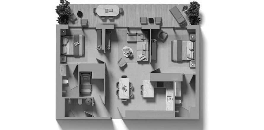 Apartamento en Jumeirah Village Triangle, Dubai, EAU 2 dormitorios, 117 m² № 575571