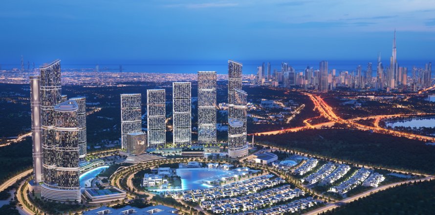 Apartmen di Dubai, UAE 1 bilik tidur, 91 meter persegi № 441245