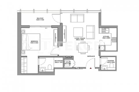 Apartman u Dubai, UAE 1 spavaća soba, 67 m2 Br. 571000 - fotografija 5