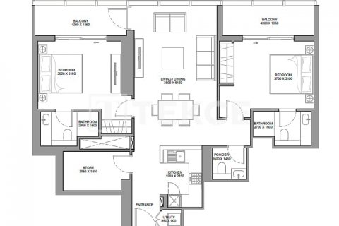 Apartman u Dubai, UAE 1 spavaća soba, 67 m2 Br. 571000 - fotografija 6