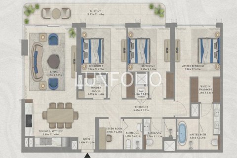 Apartament na sprzedaż w Mina Rashid, Dubai, ZEA 3 sypialnie, 158 mkw., nr 627830 - zdjęcie 17