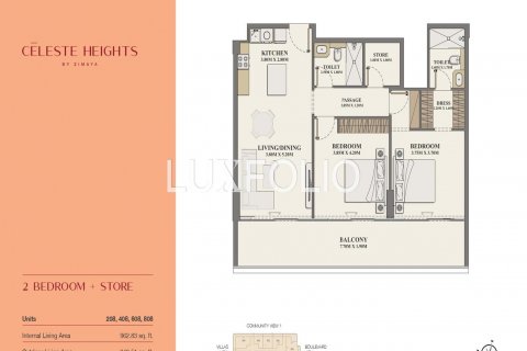 Apartment in Al Furjan, Dubai, UAE 2 bedrooms, 113 sq.m. № 627707 - photo 28