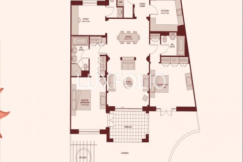 Apartman u gradu Downtown Dubai (Downtown Burj Dubai), UAE 2 spavaće sobe, 205 m2 Br. 627709 - Slika 16