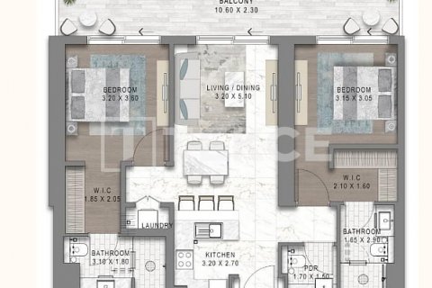 Apartmán v Dubai, SAE 1 spálňa, 71 m2 č. 595860 - Fotografia 15