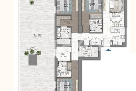 Apartament në Dubai, Emiratet e Bashkuara Arabe 2 dhoma gjumi, 127 m2. № 595861 - Foto 16