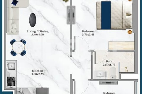 Dzīvoklis Dubai Silicon Oasisjā, AAE 2 istabas, 83 m2 Nr. 577125 - attēls 28