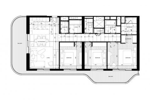 Appartement in Ras Al Khaimah, VAE 3 slaapkamers, 216.09 vr.m. nr 441736