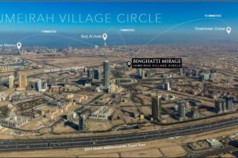 Jumeirah Village Circle、Dubai、UAE にあるマンションの賃貸物件 1ベッドルーム、74 m2、No604239 - 写真 11